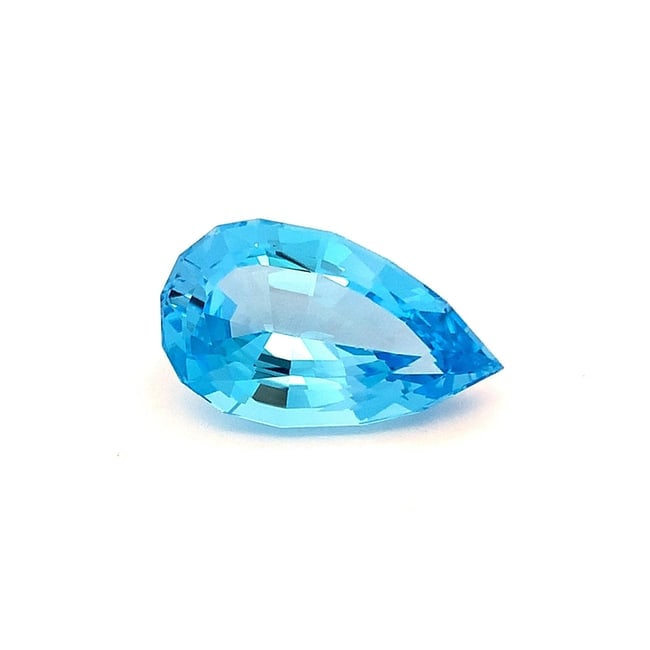 Fancy Pear Cut Swiss Blue Topaz Gemstones Pendant Size Loose Gemstones - 26.070 Ct - 3