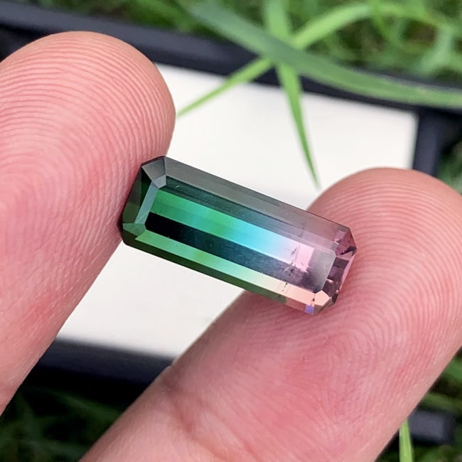 Tri Color Tourmaline Gemstone, Tourmaline Ring Stone, Natural Tourmaline - 2