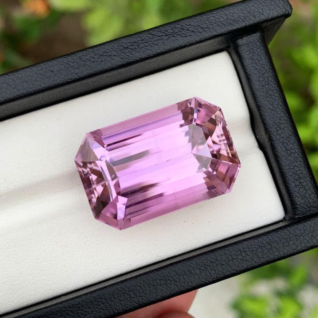 Deep Lilac Kunzite Gemstone For Jewelry, Natural Kunzite Loose Stone, 60.60 - 2