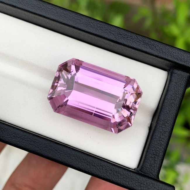 Deep Lilac Kunzite Gemstone For Jewelry, Natural Kunzite Loose Stone, 60.60 - 3