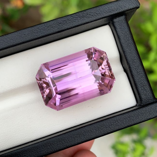 Deep Lilac Kunzite Gemstone For Jewelry, Natural Kunzite Loose Stone, 60.60 - 5