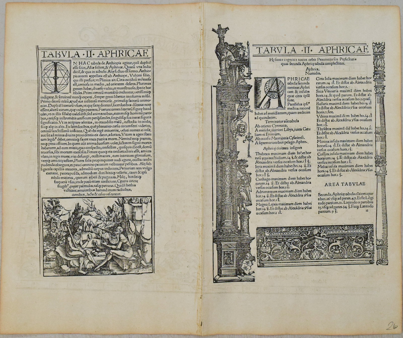 1525 Ptolemy/Fries Map of North Africa -- II Tabula Moderna Aphrice - 2