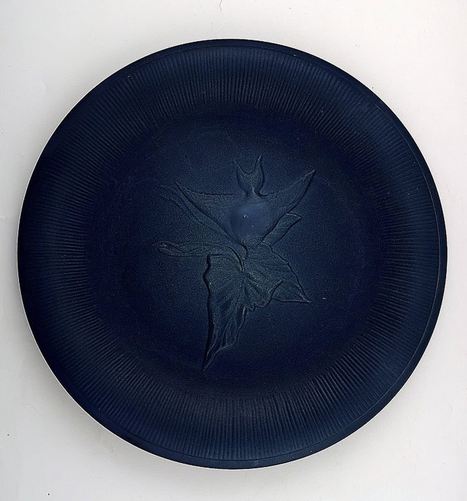 Ipsens, Copenhagen, number 2, ceramic dish, fish in relief. - 2
