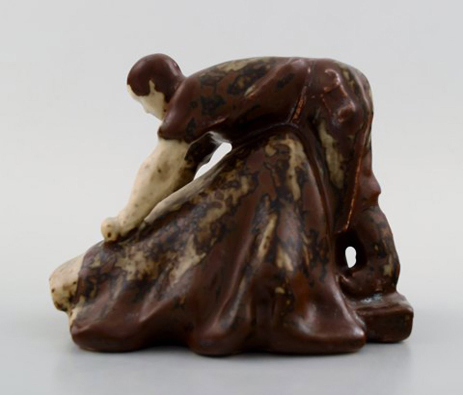 Saxbo. 'Tanner', Figure stoneware, created by Hugo Liisberg (1896-1958) - 3