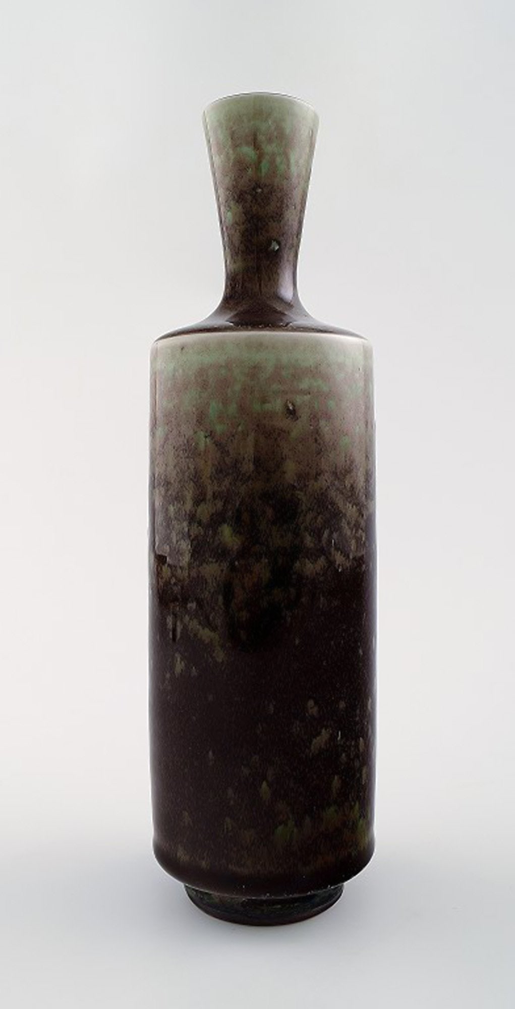 Large Berndt Friberg Studio pottery vase. Unique, handmade. (1 of 6)