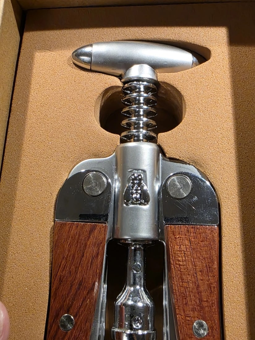 Laguiole Corkscrew with wood Handles Vintage Style - 2