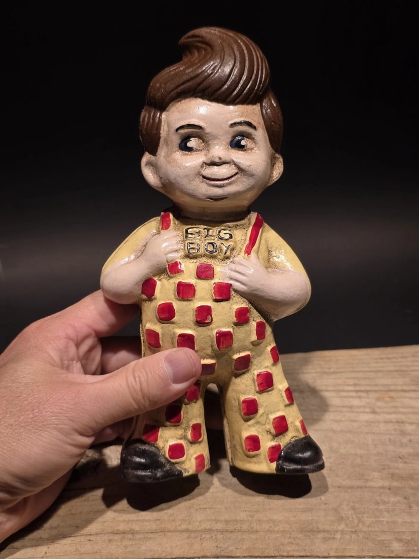 Cast iron Big Boy Coin Bank - 4
