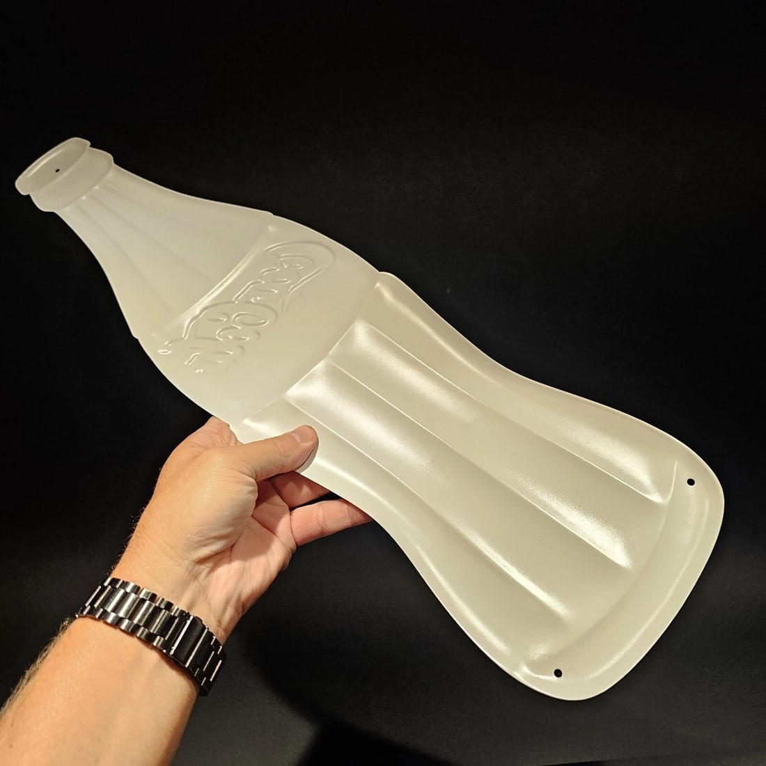 22" Metal Die Cut Coca Cola Bottle Sign - 2