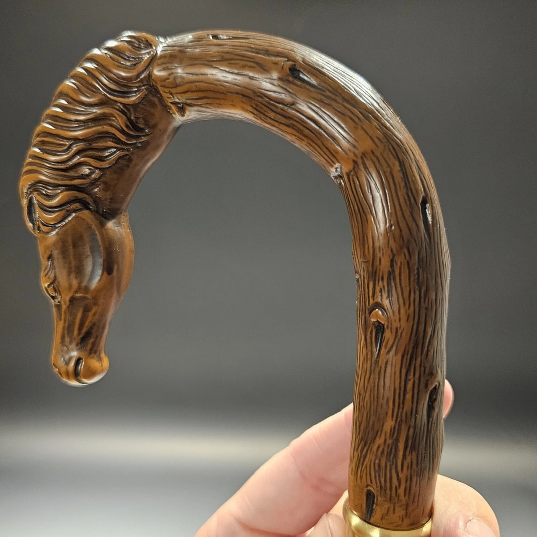 36" Horse Head Walking Stick Cane - 7