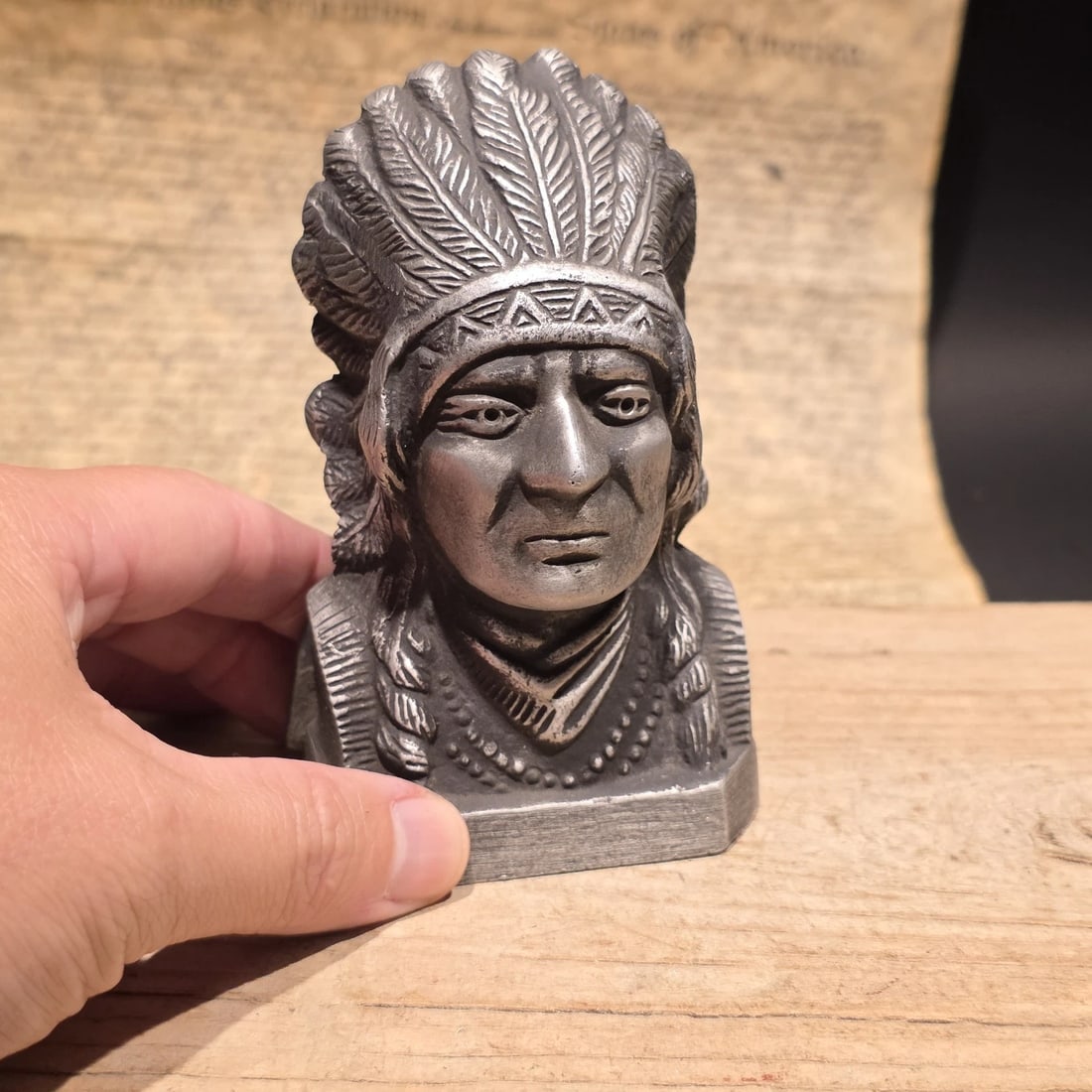 5" Metal indian Motorcycle Coin Bank - 2