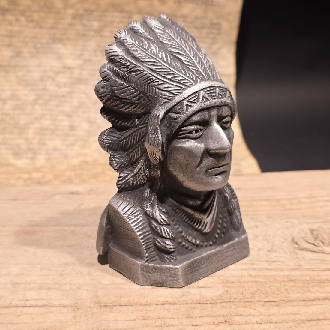 5" Metal indian Motorcycle Coin Bank - 7
