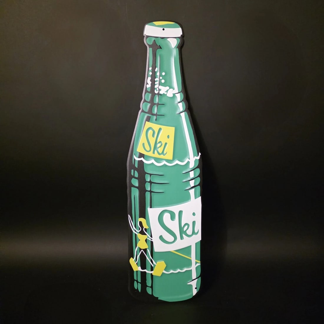 22" Ski Soda Advertising Metal Wall Sign - 3