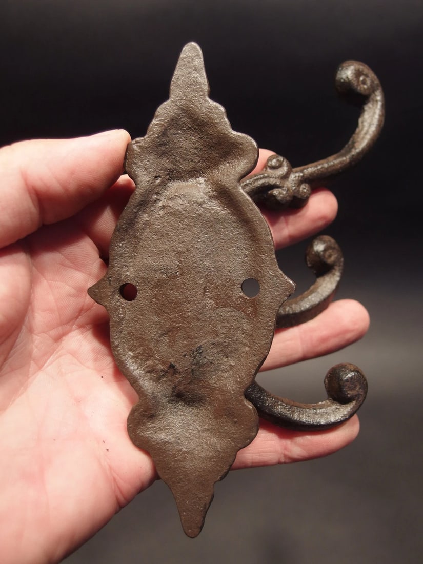 Cast iron Wall Hook Swivel Folding Coat Hanger - 3