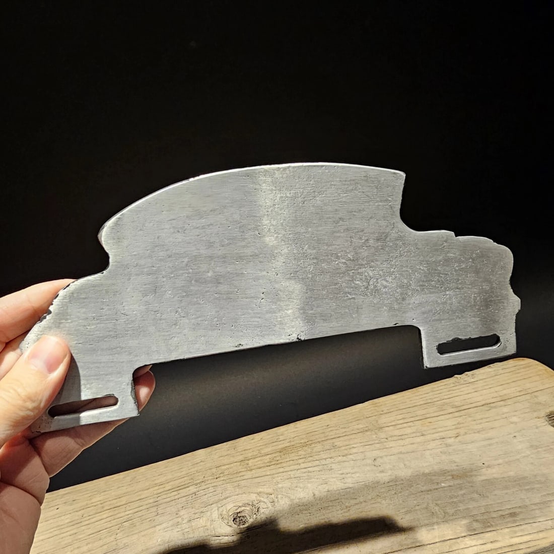 Aluminum Holywood License Plate Fob Topper - 7