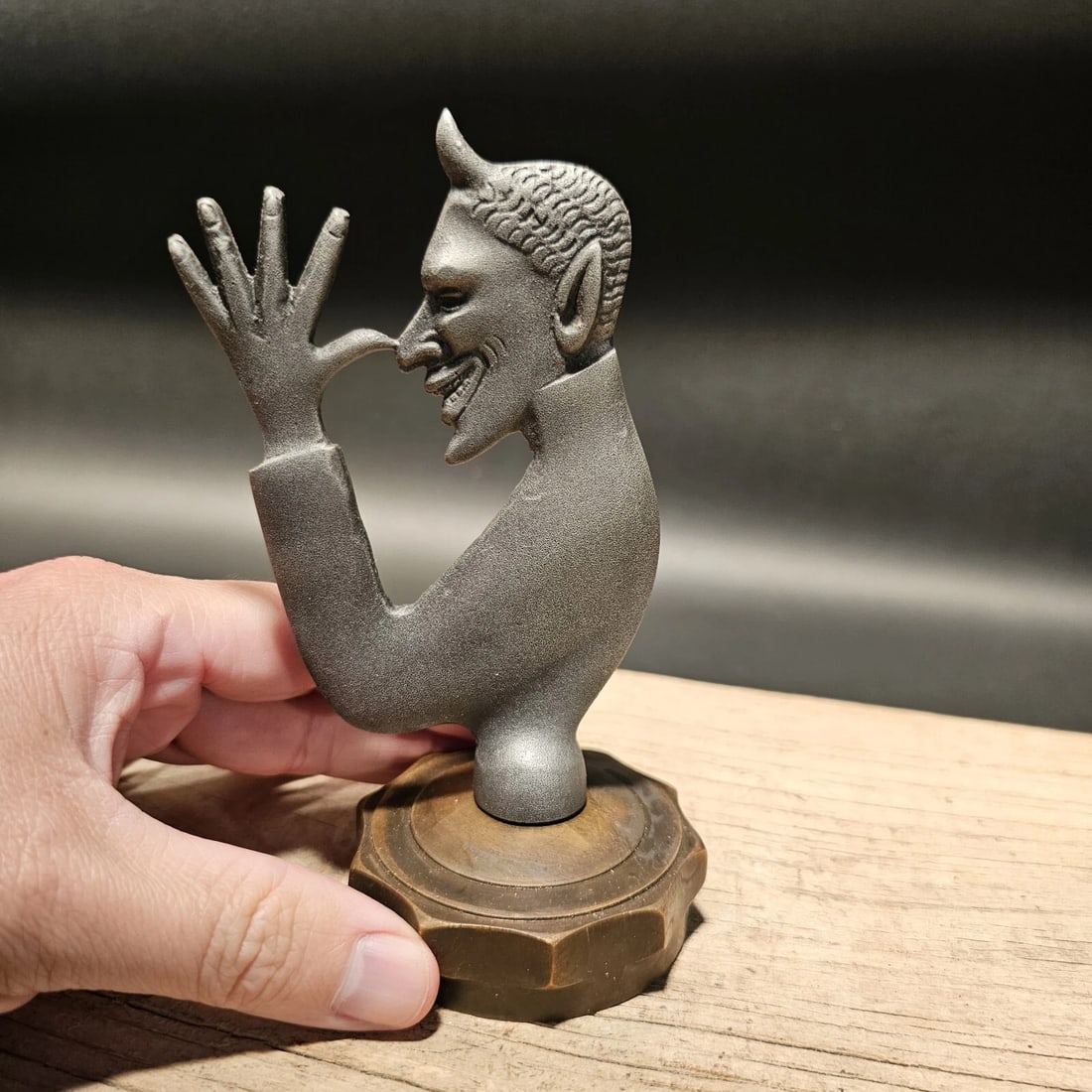 iron Brass Devil Radiator Cap - 2
