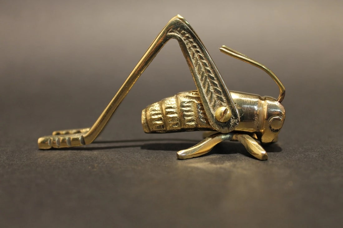 Good Luck Solid Brass Fireplace Hearth Cricket - 4