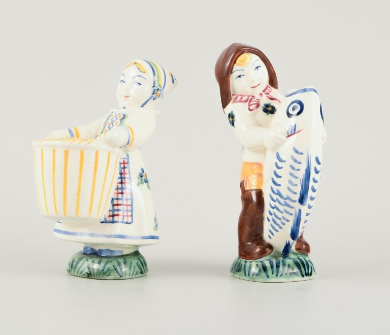 Children's Aid Day figures. Aluminum. 1940s. - 2