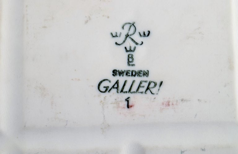 Bertil Lundgren for Rorstrand. "Gallery 1" wall plaque in glazed porcelain with fish. 1970s. - 6