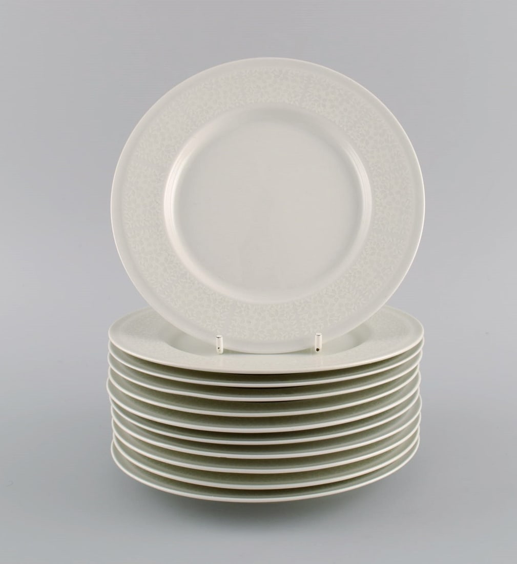 Raija Uosikkinen for Arabia. 11 rare Pitsi side plates with floral decoration. Dated 1967-1974. - 2