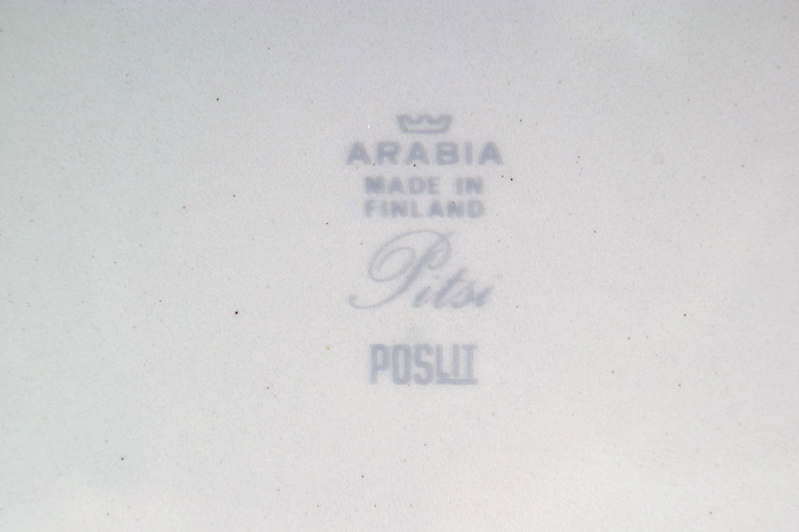 Raija Uosikkinen for Arabia. 10 rare Pitsi deep plates with floral decoration. Dated 1967-1974. - 7