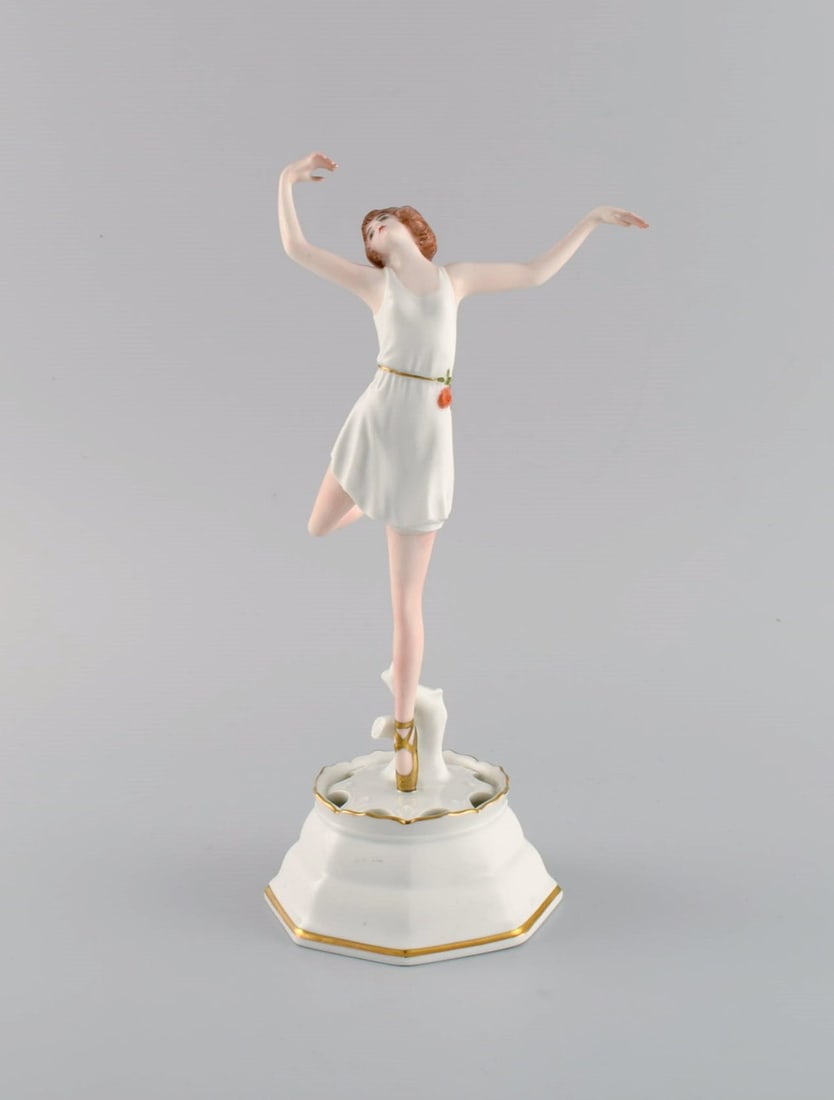 Rosenthal art deco porcelain figurine. Ballerina. 1930s. - 2