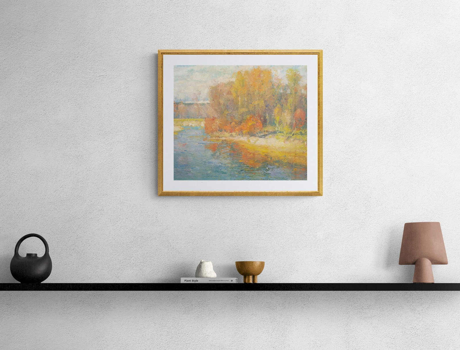 Mynka Olexandr (Ukrainian artist), "On the Sula river", oil on canvas - 3