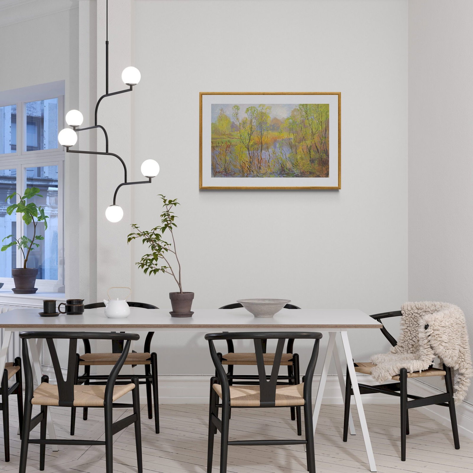 Bednoshey Danilo (Ukrainian artist), "Spring", oil on cardboard - 4
