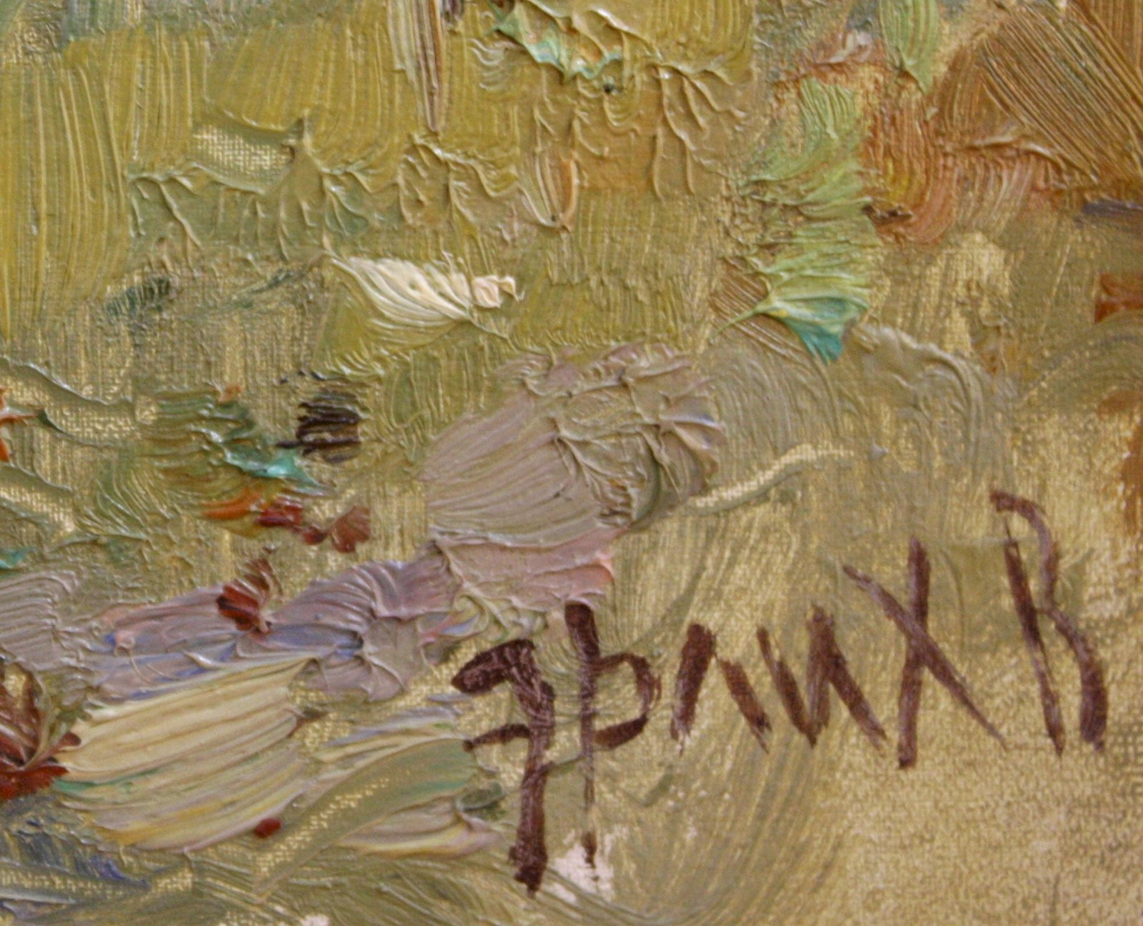 Erlih Volodymyr (Ukrainian artist), "Road in the mountains", oil on cardboard - 2