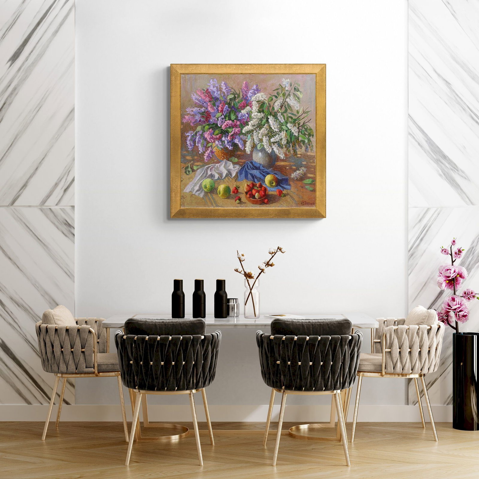 Zorko Yuri (Ukrainian artist), "May lilacs", oil on canvas - 4