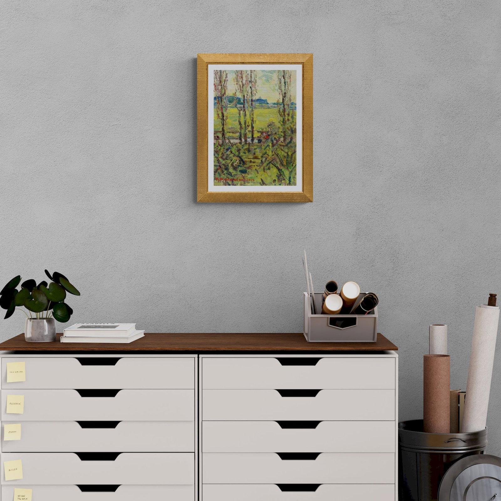 Neklyuenko Mykola (Ukrainian artist), "It's spring already", oil on canvas on cardboard - 4