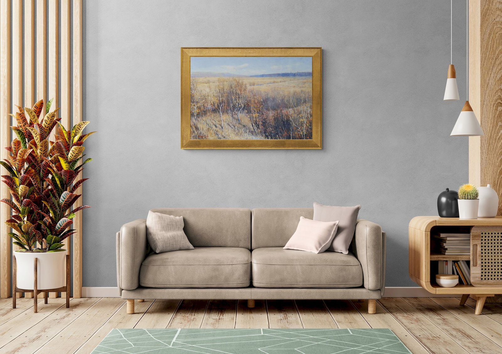 Bezugly Daniil (Ukrainian artist), "October", oil on canvas - 4