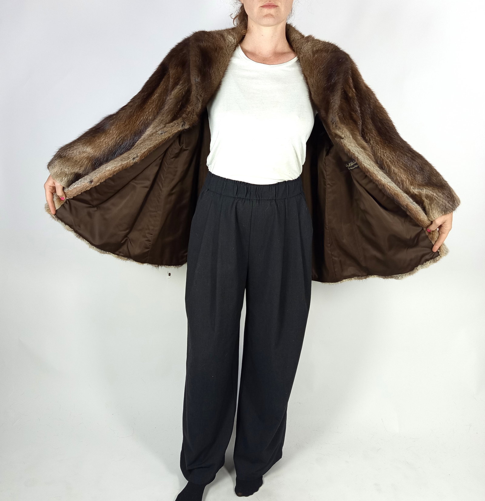 BISAM FUR JACKET EU: L ; US: 16 - 6