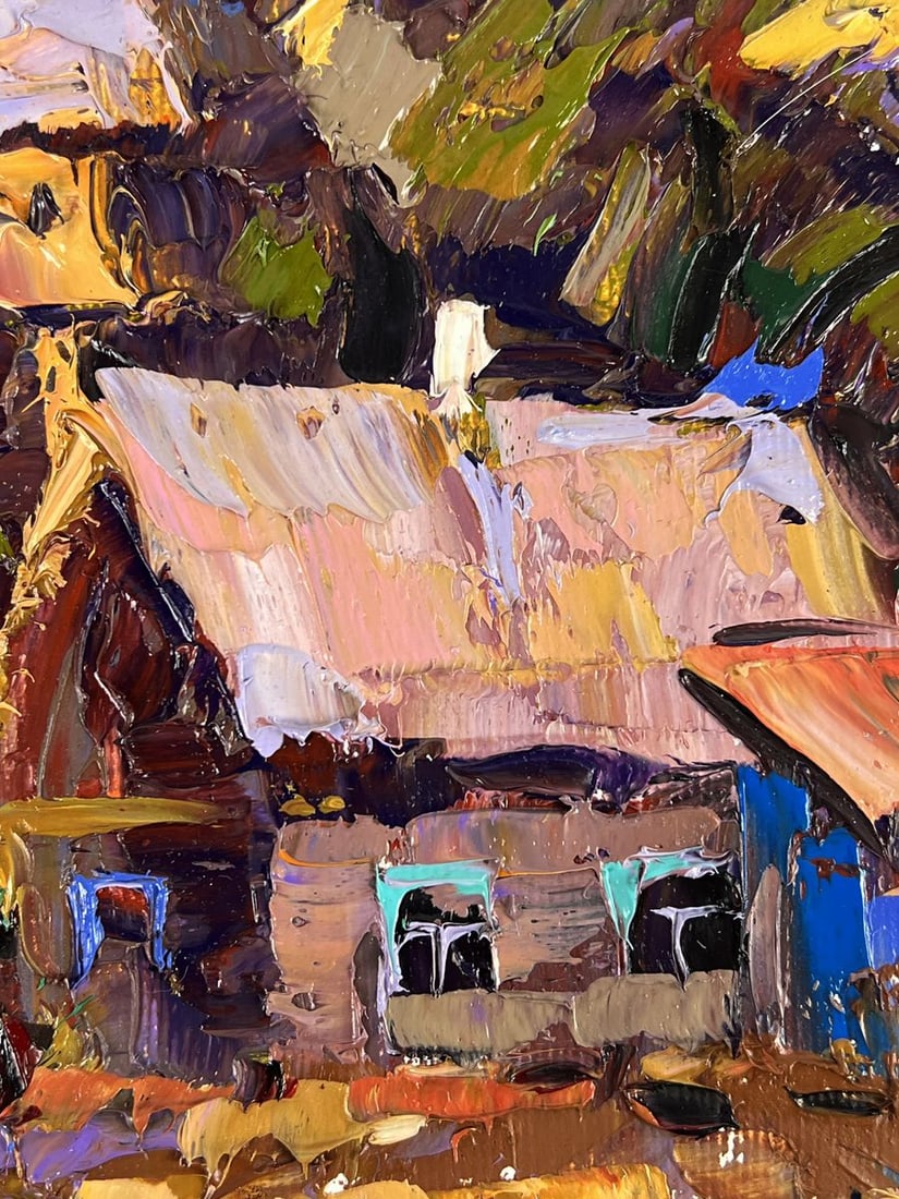 Oil painting Evening in the Village Oleksiy Ivanyuk - 2