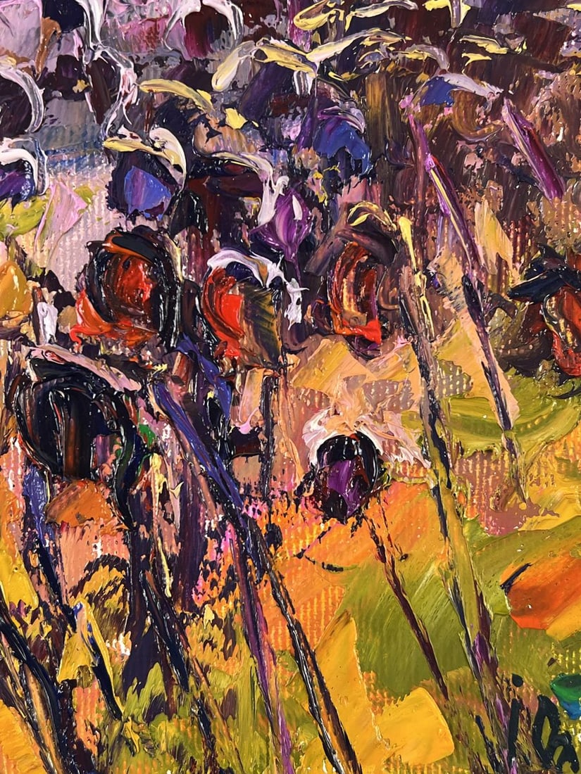 Oil painting Evening Among the Fields Oleksiy Ivanyuk - 2