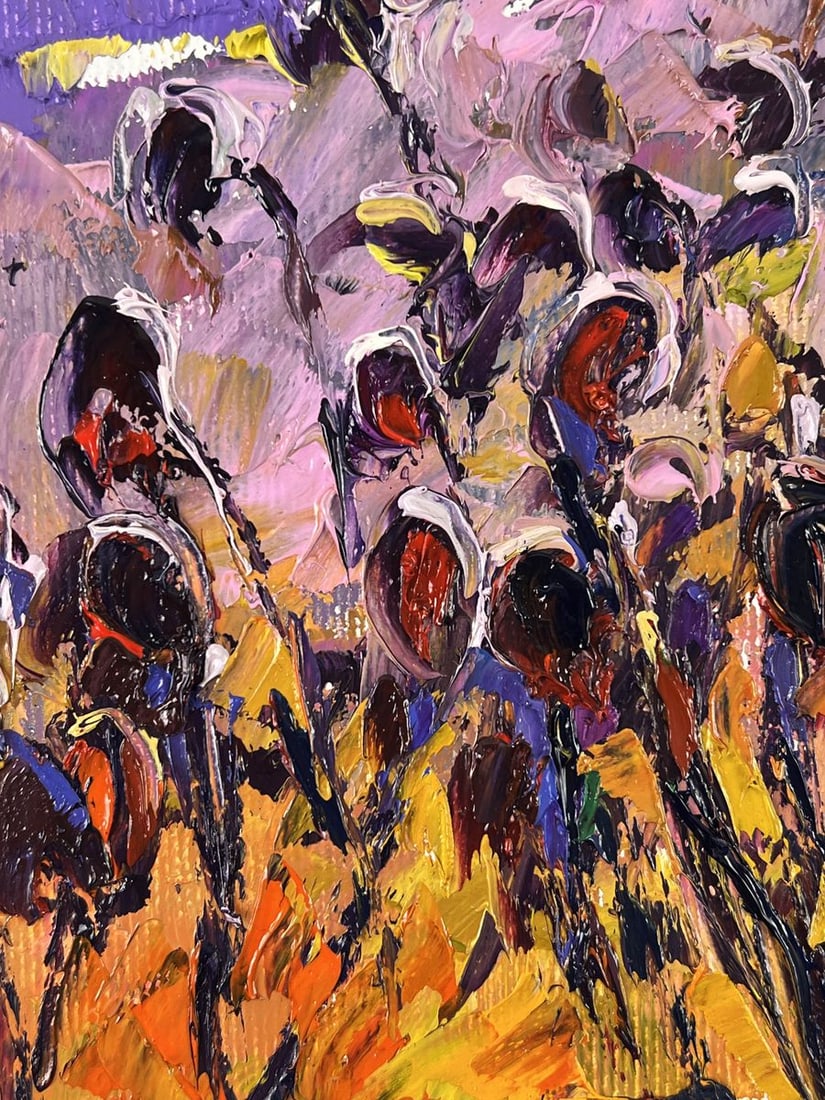 Oil painting Evening Among the Fields Oleksiy Ivanyuk - 7