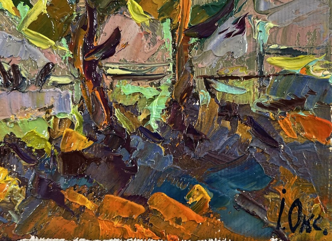 Oil painting Moonlit night Oksana Ivanyuk - 7