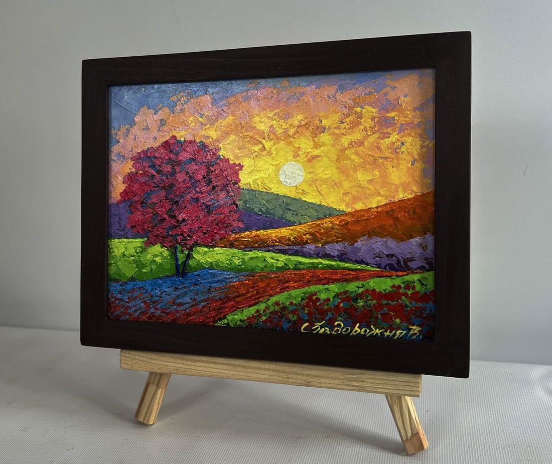 Oil painting Path to the mountain valley V. Zadorozhnya - 3
