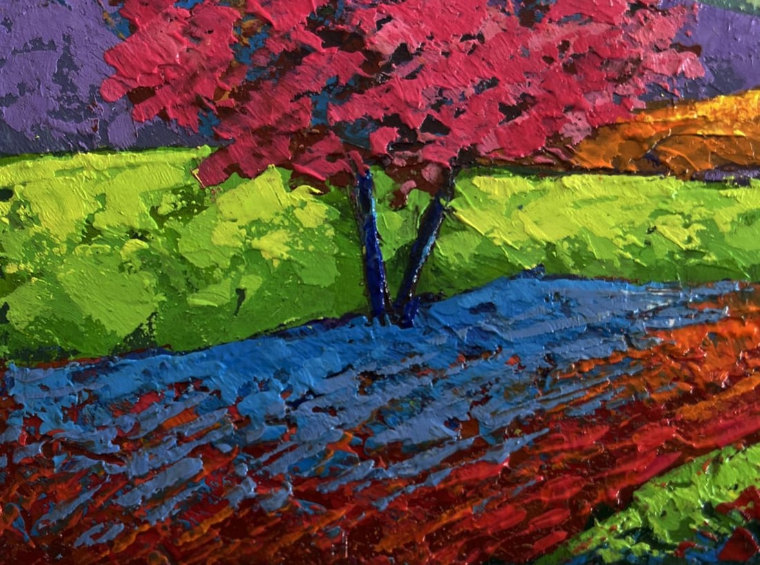Oil painting Path to the mountain valley V. Zadorozhnya - 7