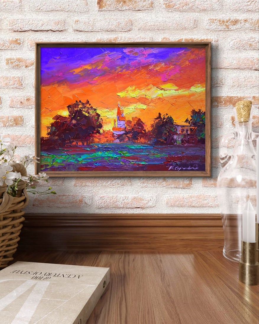 Oil painting Evening Boris Serdyuk - 2