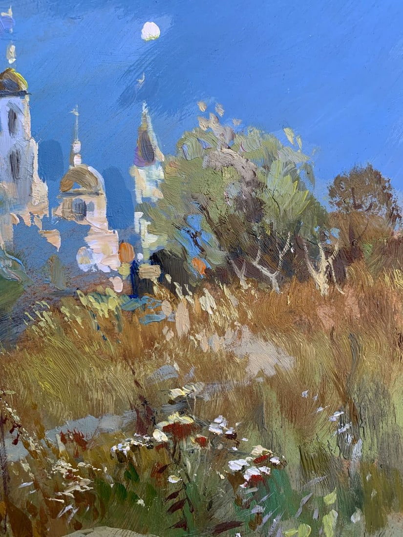 Oil painting The moonlight illuminates Yuriy Suprunchuk - 4