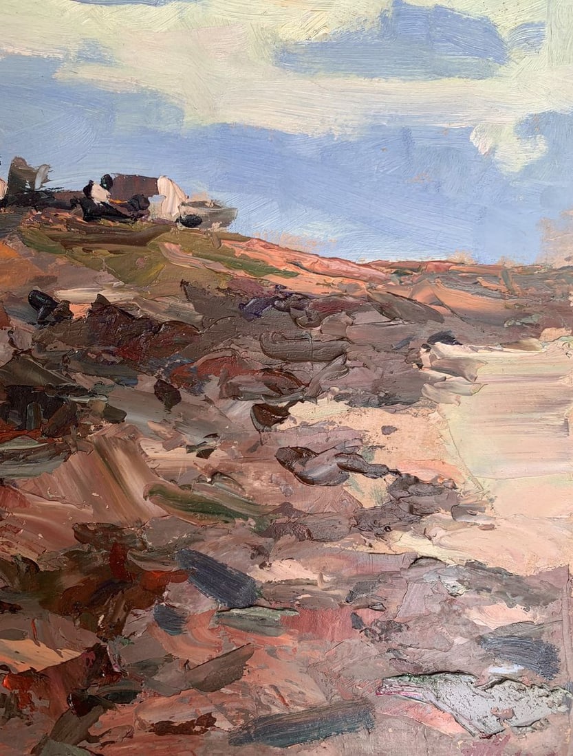Oil painting Evening shore Alexander Cherednichenko - 4