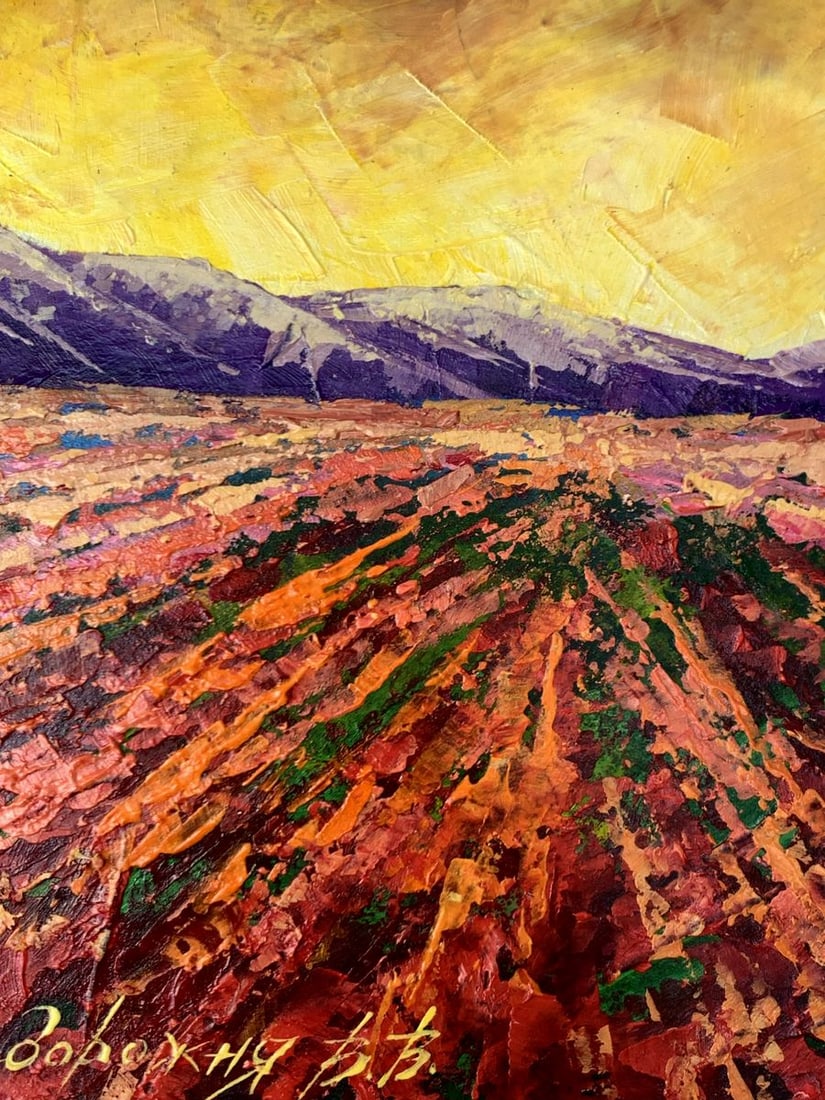 Oil painting Mountain sunset V. Zadorozhnya - 9
