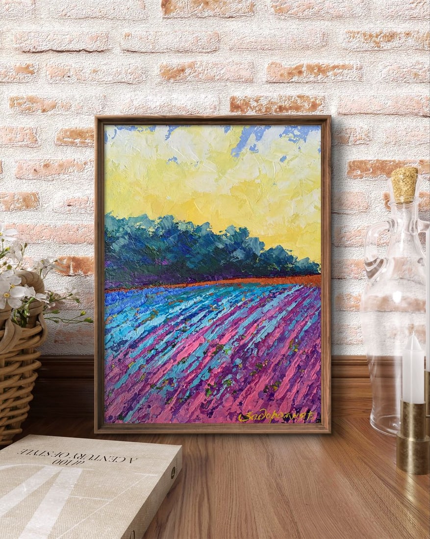 Oil painting Warm days in the fields V. Zadorozhnya - 2