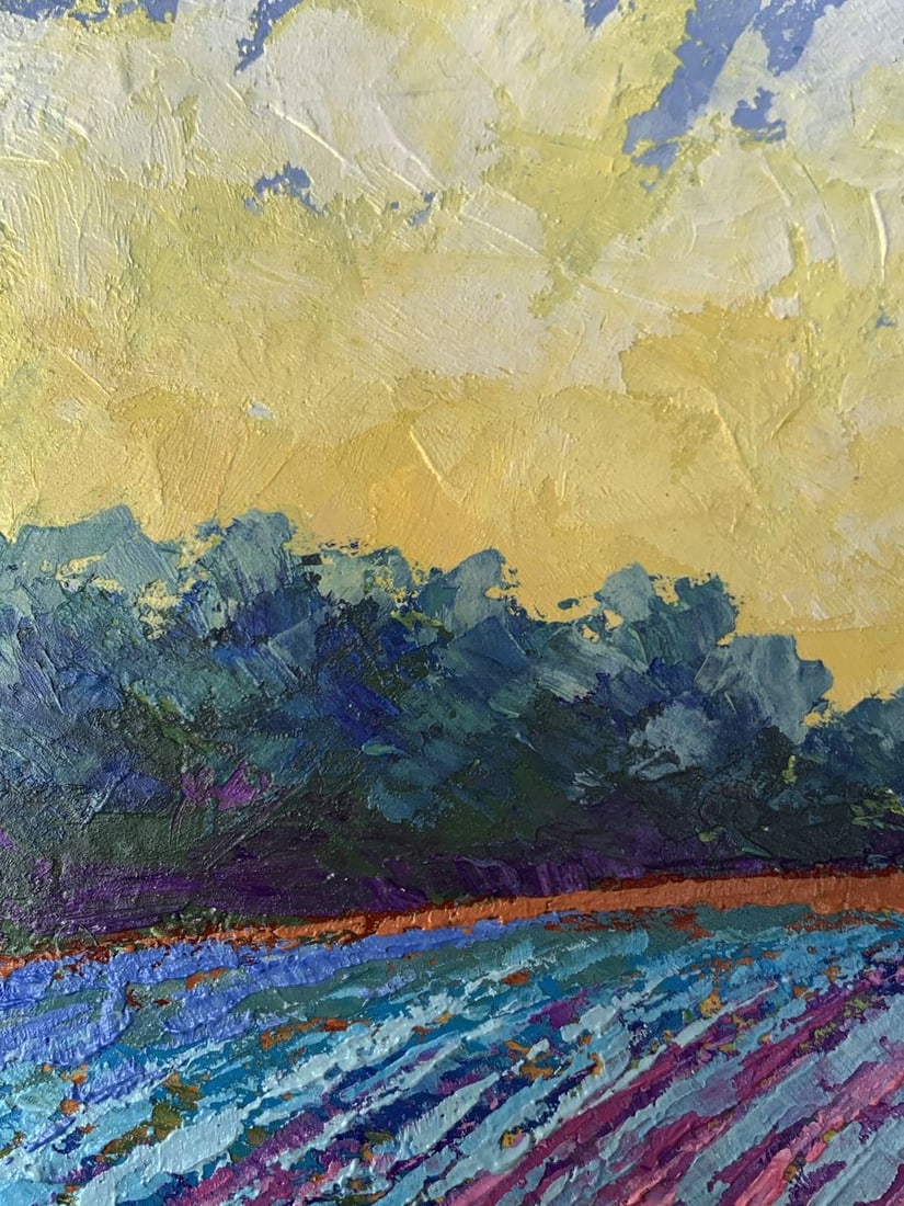 Oil painting Warm days in the fields V. Zadorozhnya - 3