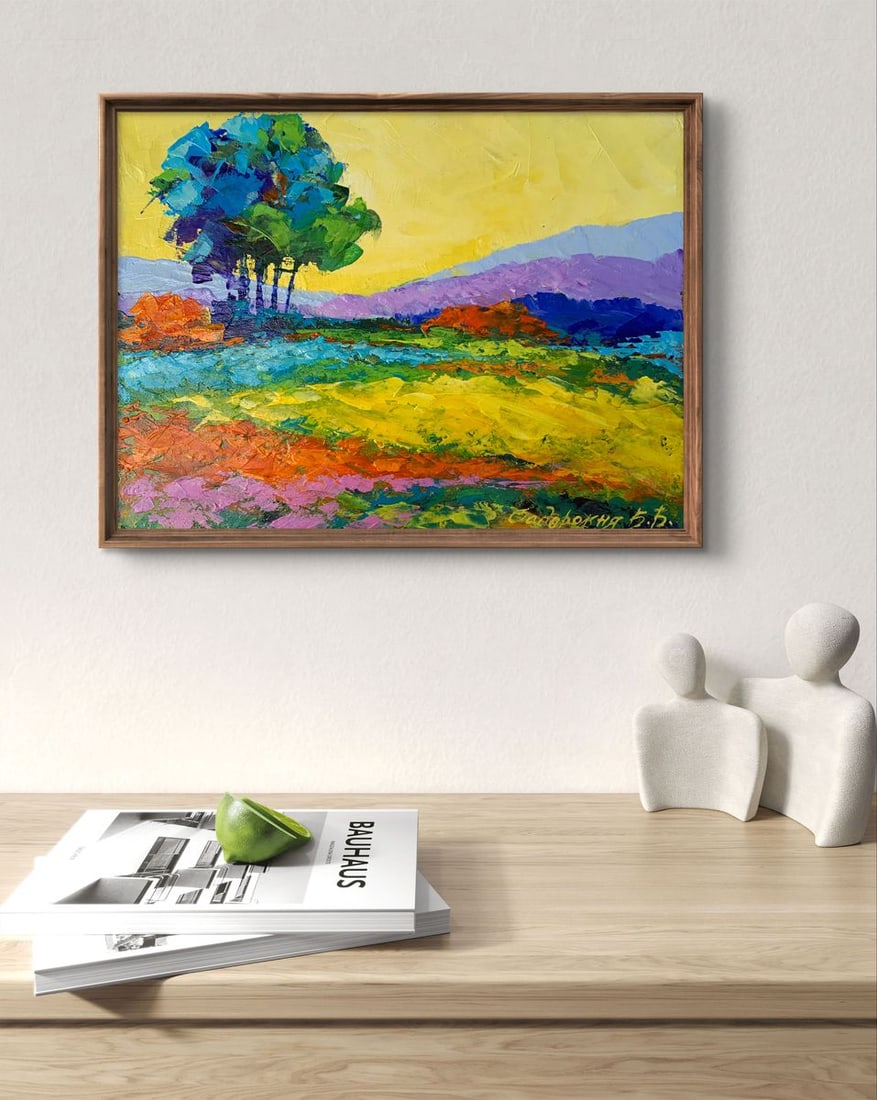Oil painting Sunset is approaching V. Zadorozhnya - 7
