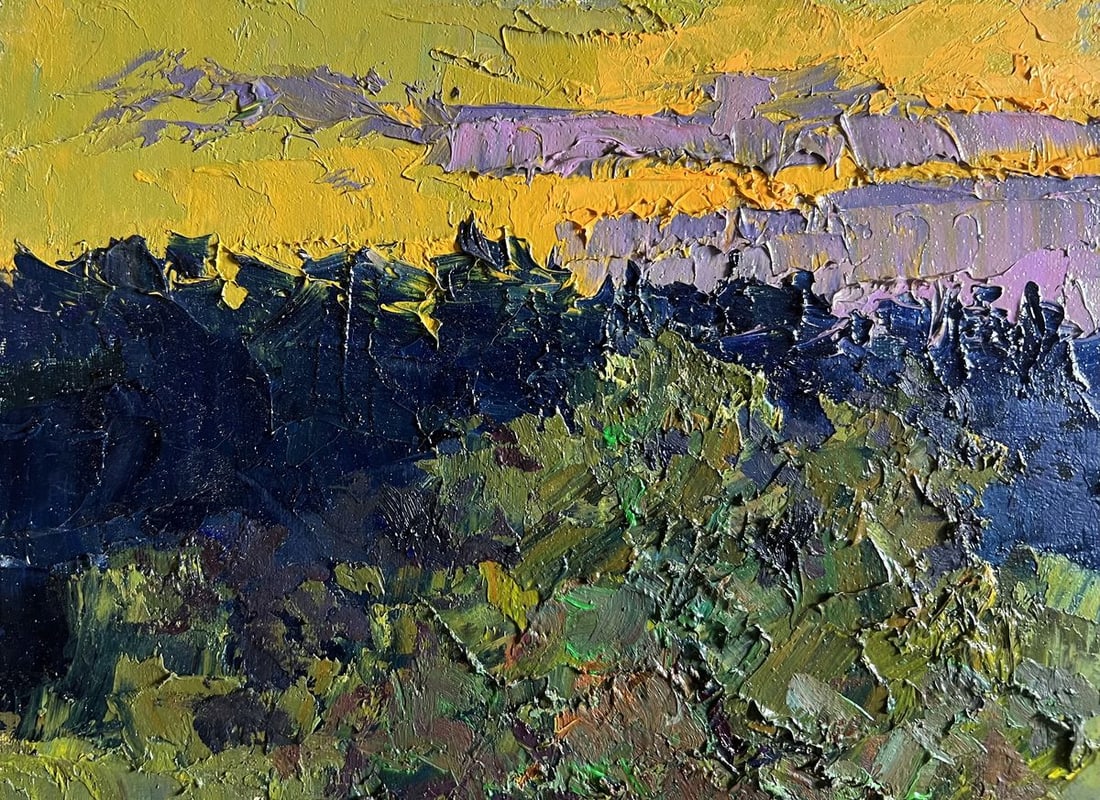 Oil painting The cows are going home Boris Serdyuk - 7
