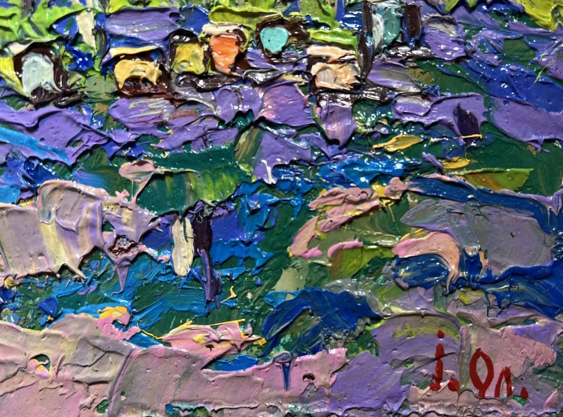 Oil painting In the shade of the garden Oksana Kalenyuk - 3