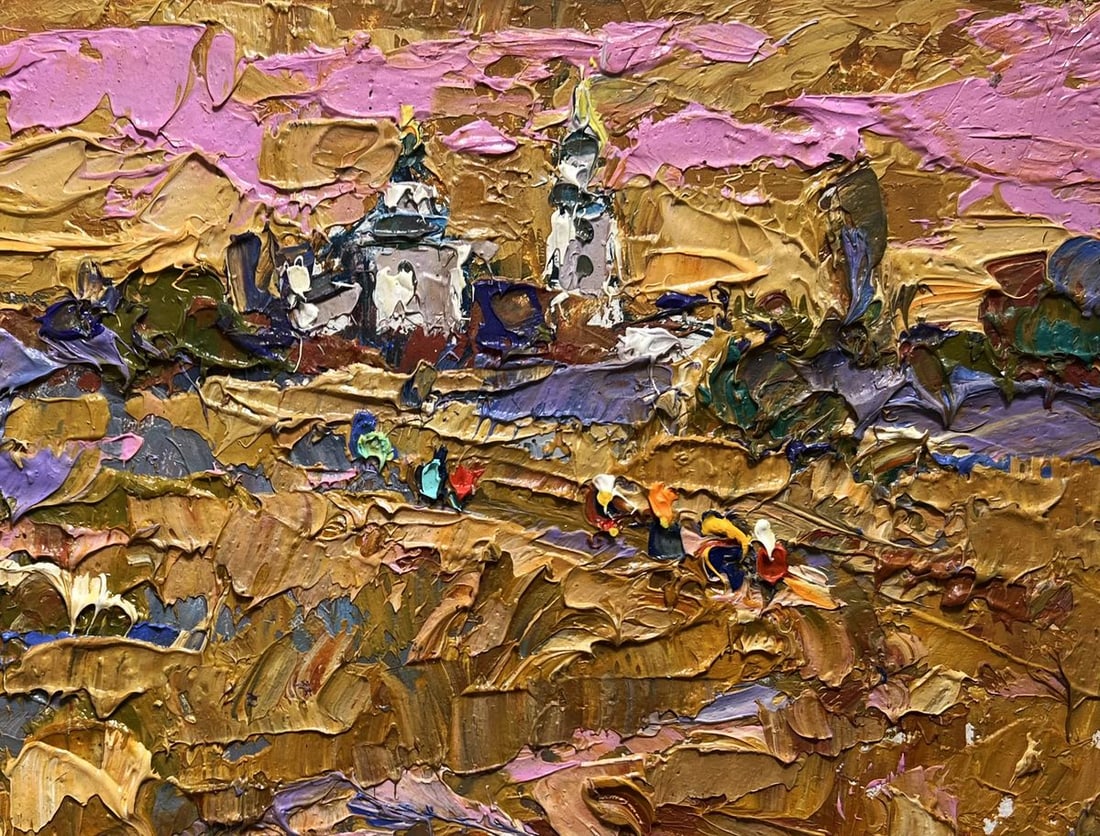 Oil painting Autumn steppes Alex Kalenyuk - 2