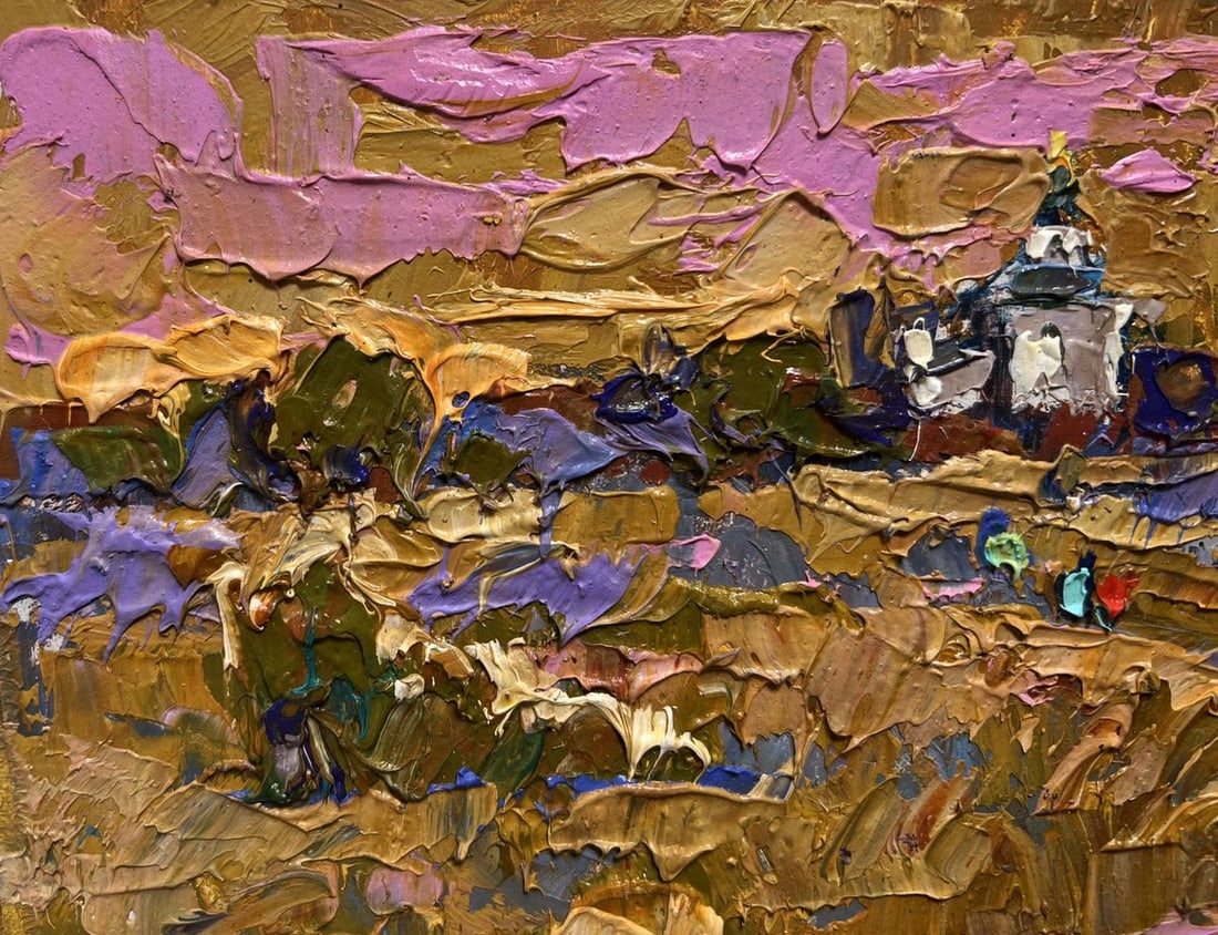 Oil painting Autumn steppes Alex Kalenyuk - 7