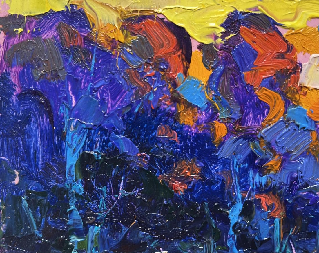 Oil painting Quiet fishing Oksana Kalenyuk - 7